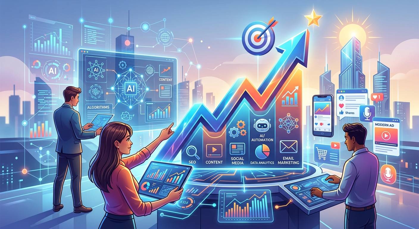 Exemplo de automação de marketing digital 2026
